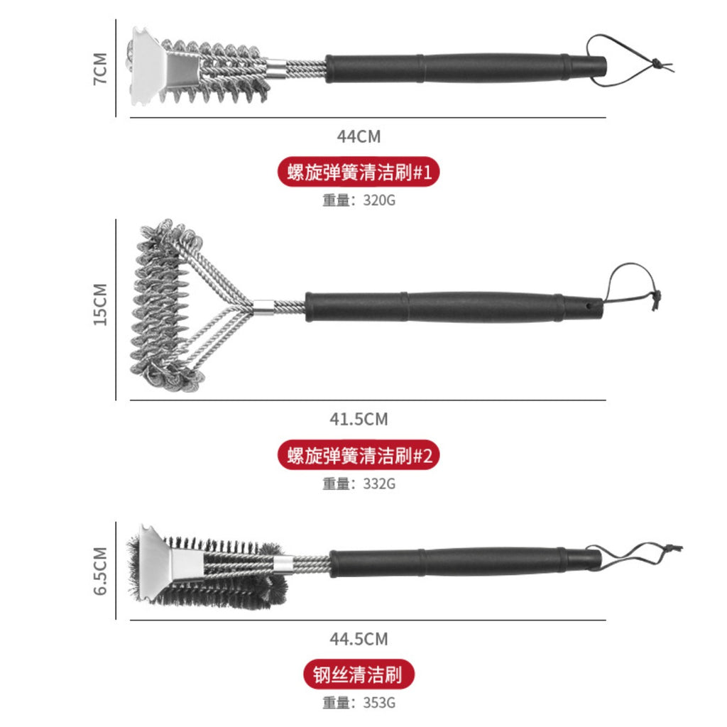 Cross-border Stainless Steel Cleaning Brush, Kitchen Cleaning Tool, Pot Bottom Decontamination, Steel Wire Brush, Grill Mesh, Steel Wire Brush