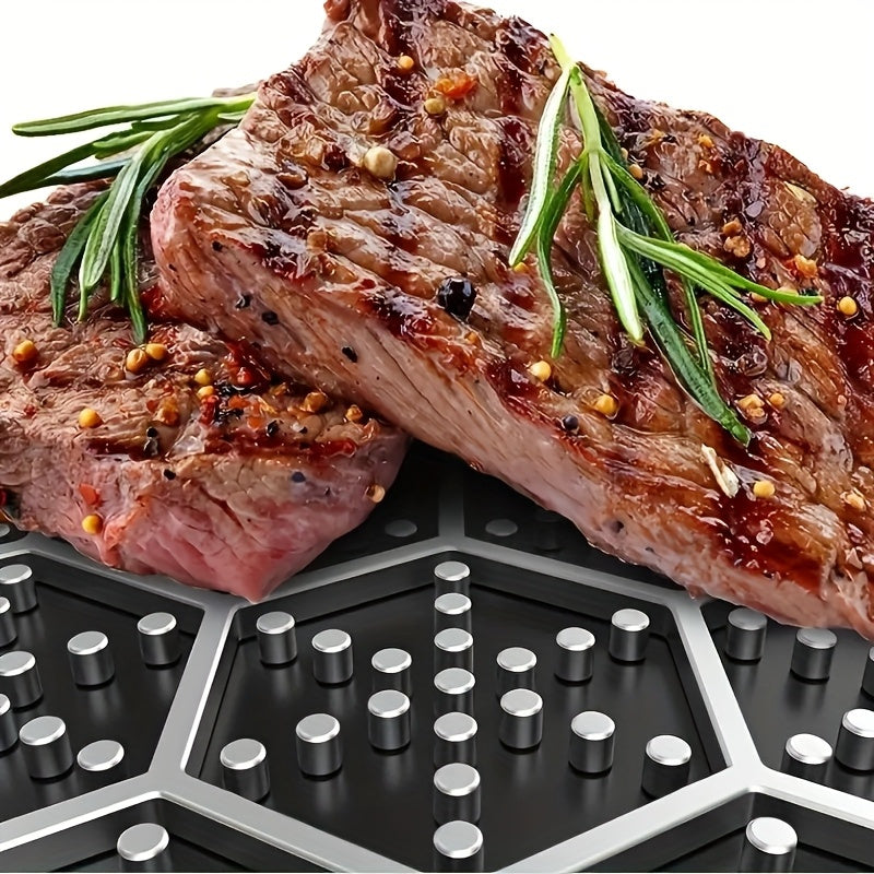 13-Inch Hybrid Stainless Steel Wok with Standing Lid & Spatula - Premium 316 Honeycomb Nonstick Stir Fry Pan, Metal Utensil Safe (Induction\u002FGas)