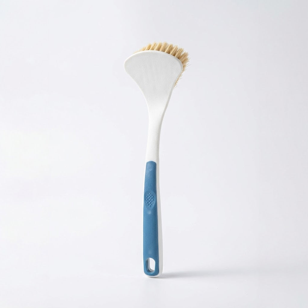 Long-handled Sisal Cleaning Brush, Kitchen Strong Decontamination Pot Brush, Tough and Hard-bristled Dishwashing Brush, Wide Head, Hanging Hole Storage, Suitable for Deep Cleaning of Pots\u002F Dishes\u002F Sinks